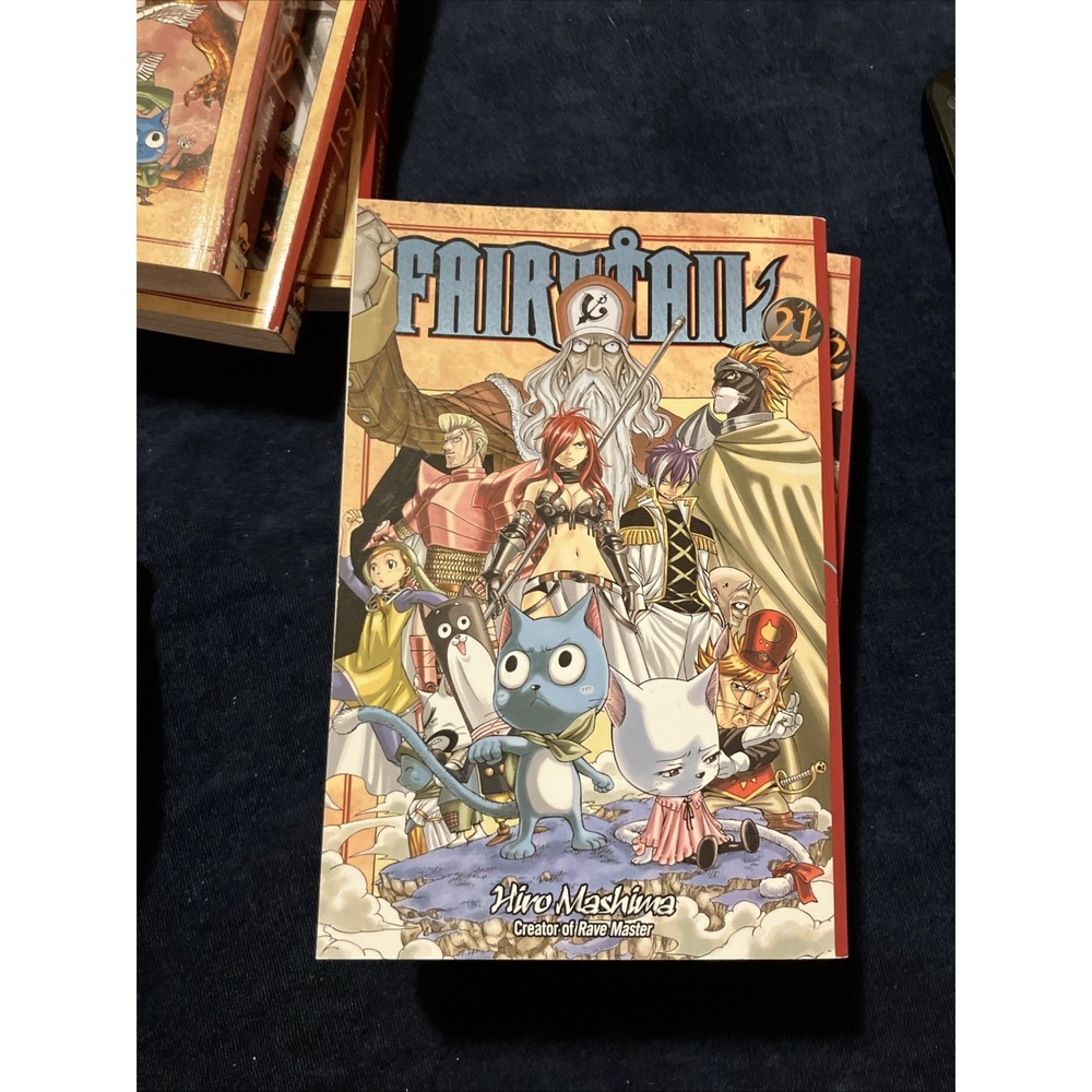 Fairy Tail Manga Hiro Mashima Kodansha Volumes 1 2 19 21 22 26 30 Lot - Picture 5 of 8